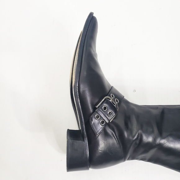 margo patent leather booties